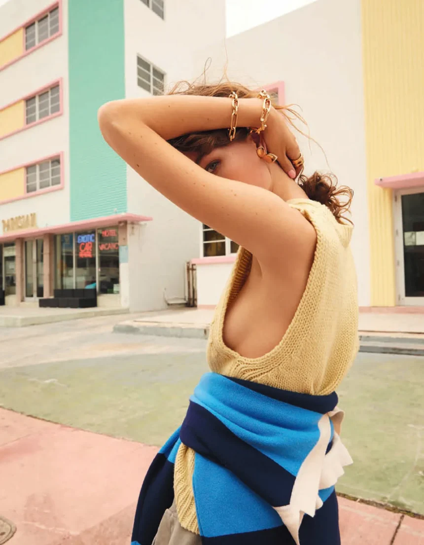 Hazel Reynolds by Marilou Daubé for Madame Figaro January 17th, 2025