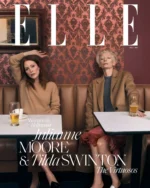 Julianne Moore and Tilda Swinton cover Elle US December 2024/January 2025 by Collier Schorr