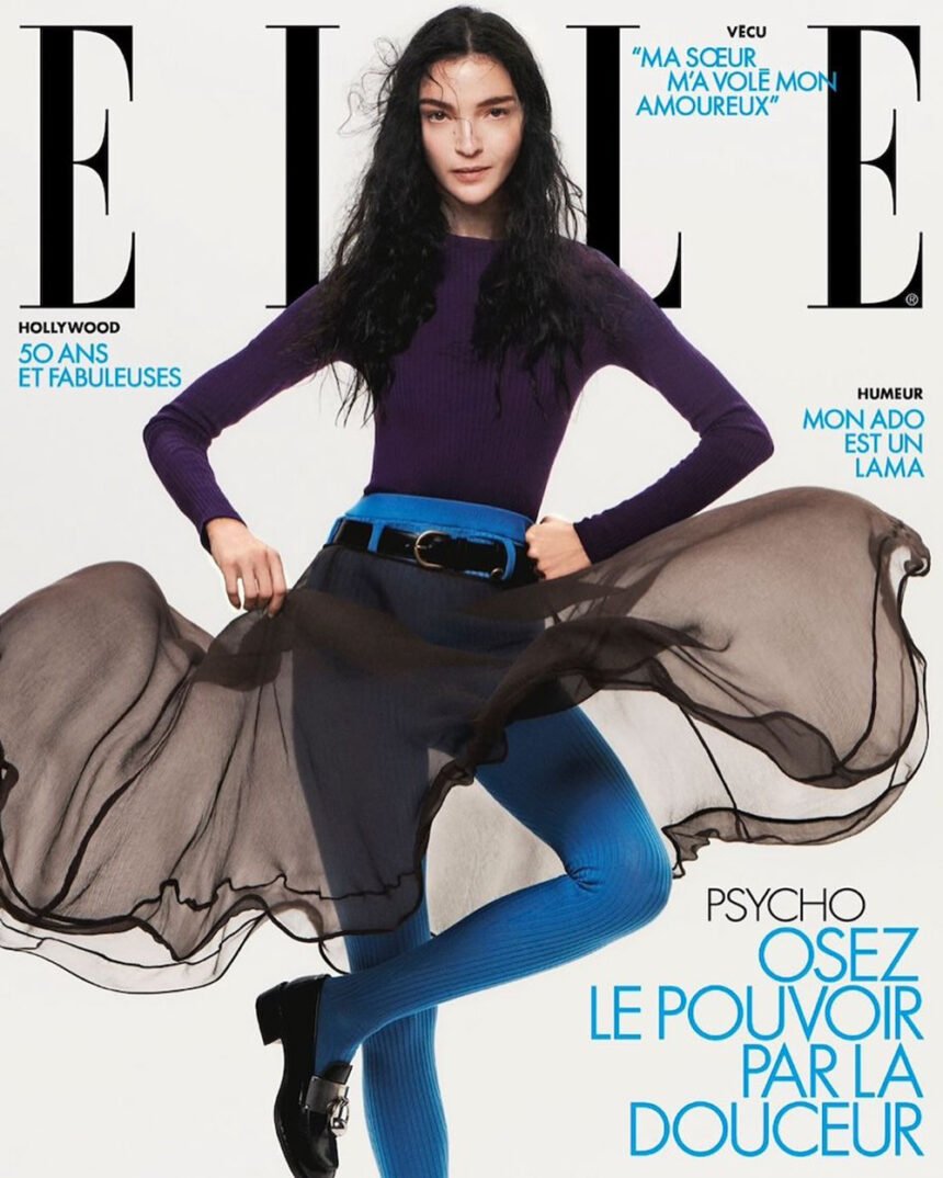 Mariacarla Boscono covers Elle France January 30th, 2025 by Paola Kudacki