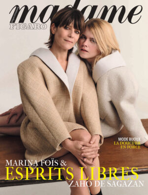 Marina Foïs and Zaho de Sagazan in Louis Vuitton on Madame Figaro January 17th, 2025 by Nicolas Valois