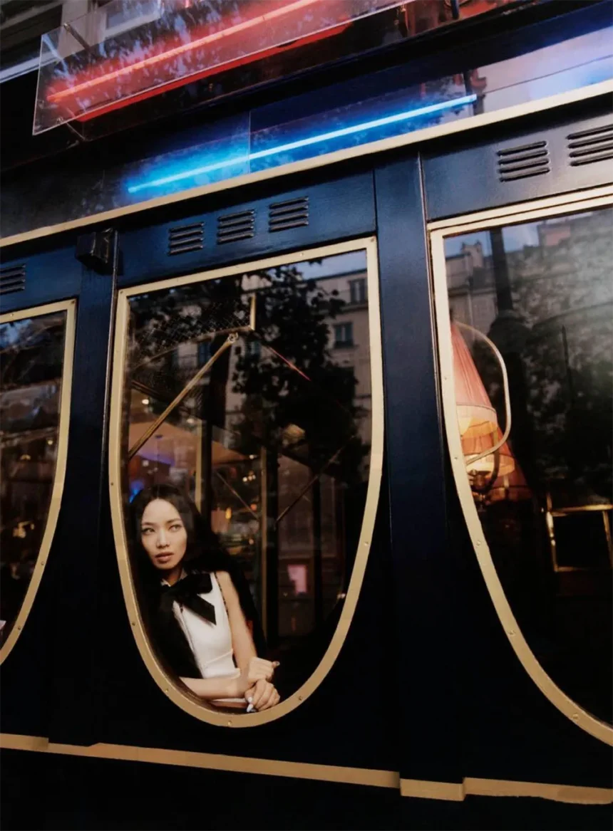 Nana Komatsu in Chanel on Vogue Japan January 2025 by Joshua Woods