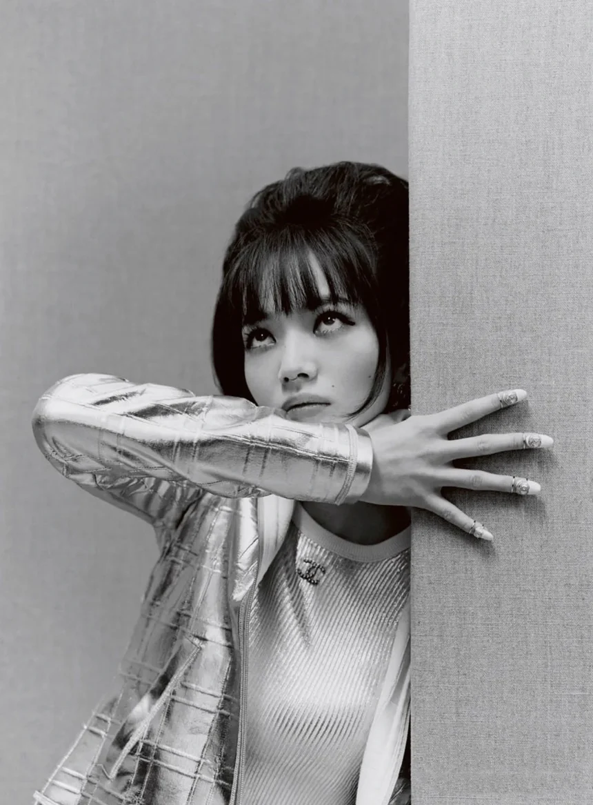 Nana Komatsu in Chanel on Vogue Japan January 2025 by Joshua Woods