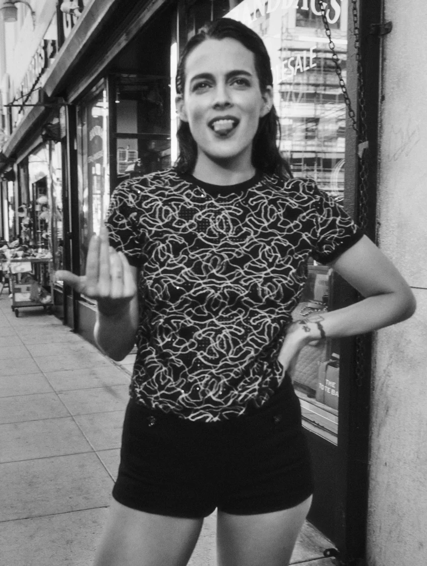 Riley Keough in Chanel on Elle UK December 2024/January 2025 by Olivia Malone