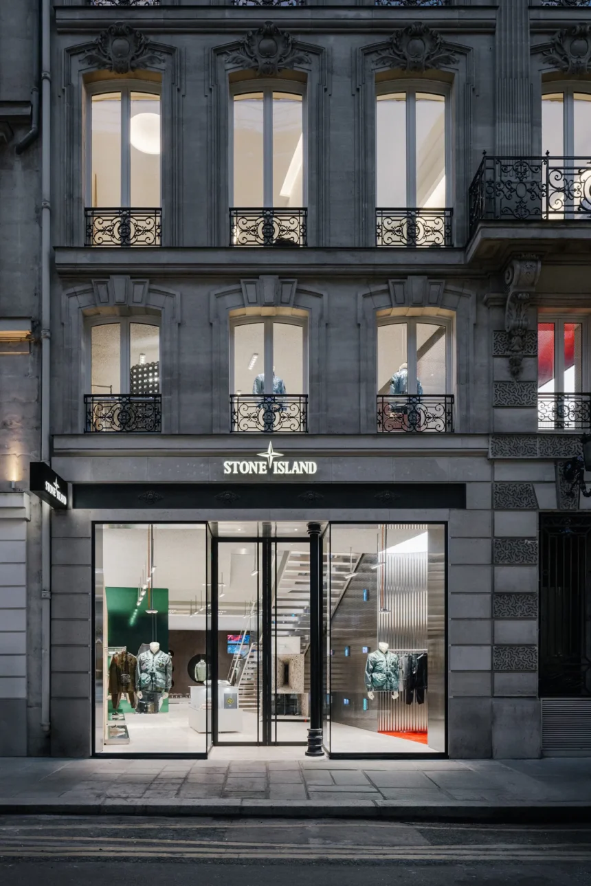 Stone Island opens flagship store on rue Saint-Honoré in Paris