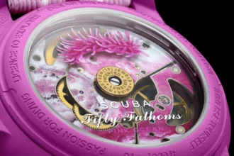 Swatch x Blancpain Scuba Fifty Fathoms Pink Ocean makes a bold pink splash