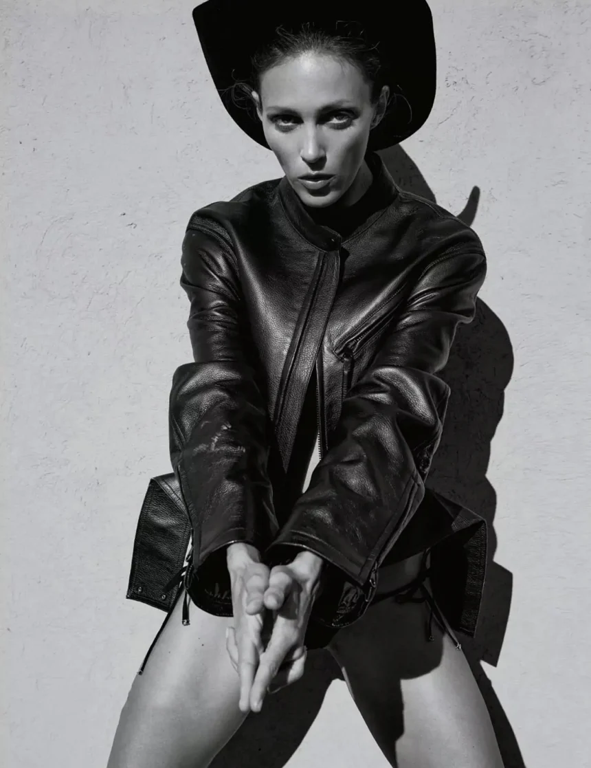 Anja Rubik covers Elle France February 20th, 2025 by Cass Bird