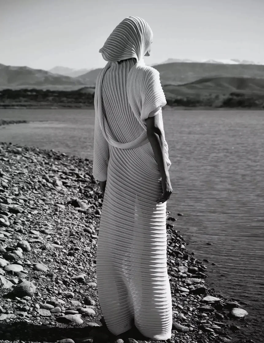 Anja Rubik covers Elle France February 20th, 2025 by Cass Bird