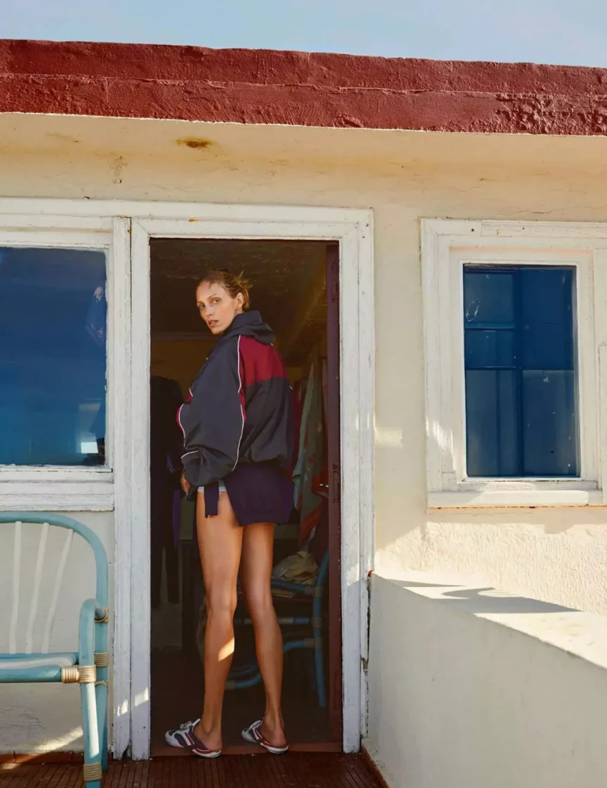 Anja Rubik covers Elle France February 20th, 2025 by Cass Bird