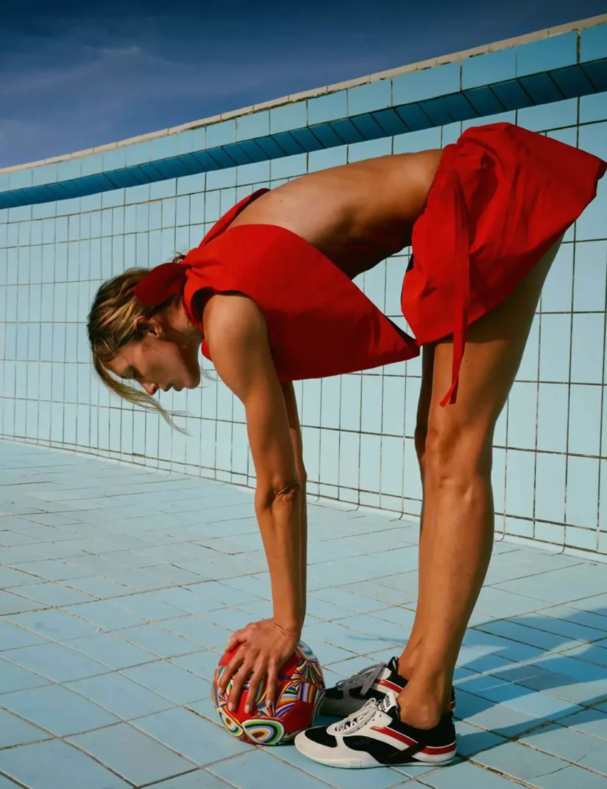 Anja Rubik covers Elle France February 20th, 2025 by Cass Bird