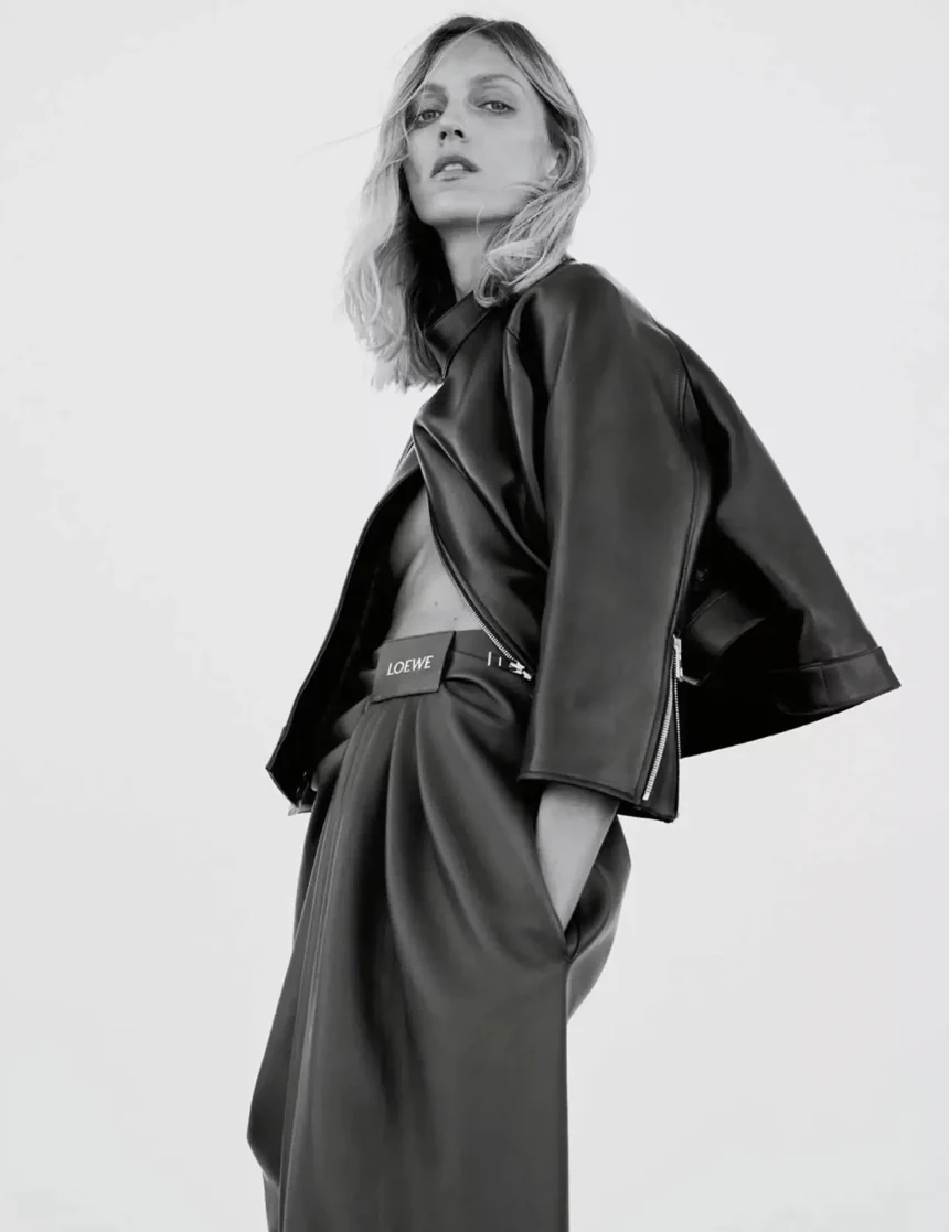 Anja Rubik covers Elle France February 20th, 2025 by Cass Bird