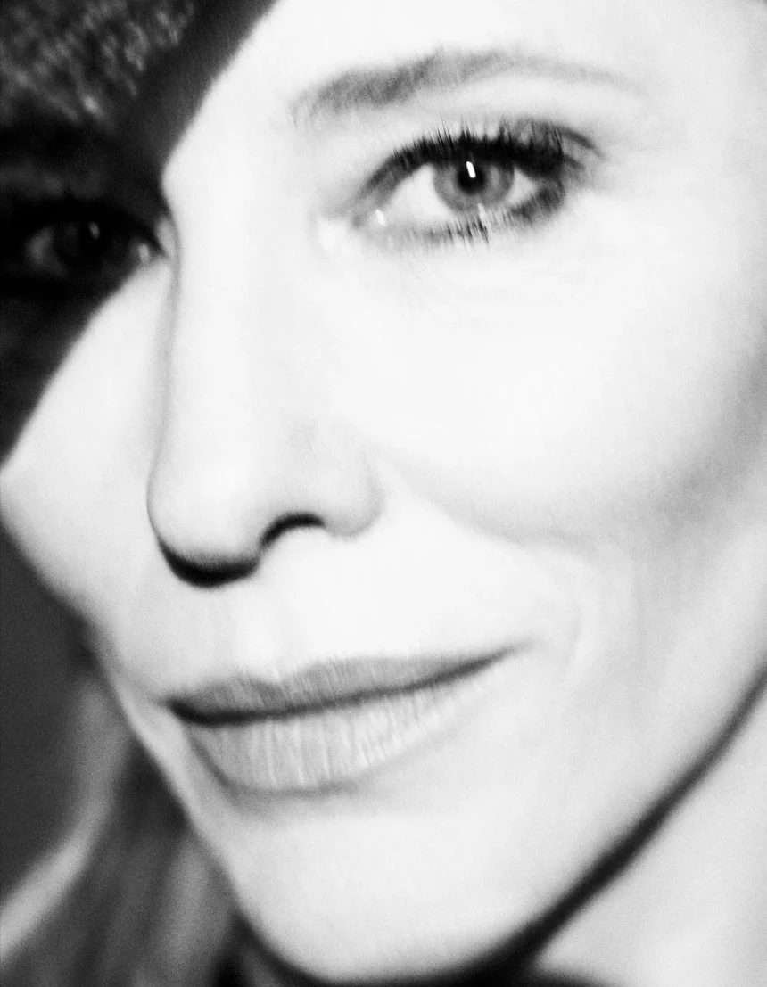 Cate Blanchett in Giorgio Armani on Harper’s Bazaar Spain February 2025 by Nico Bustos