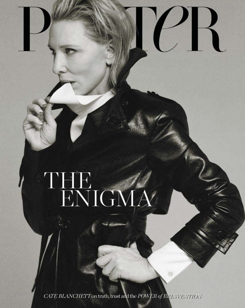 Cate Blanchett covers Porter Magazine February 3rd, 2025 by Sonia Szóstak