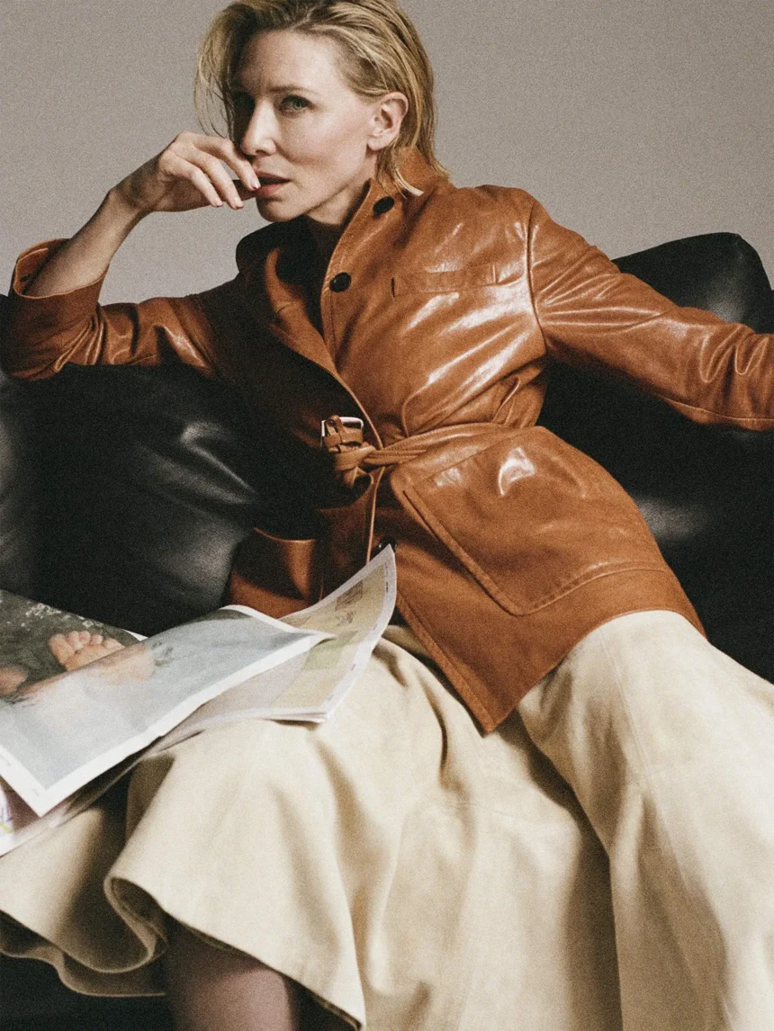 Cate Blanchett covers Porter Magazine February 3rd, 2025 by Sonia Szóstak