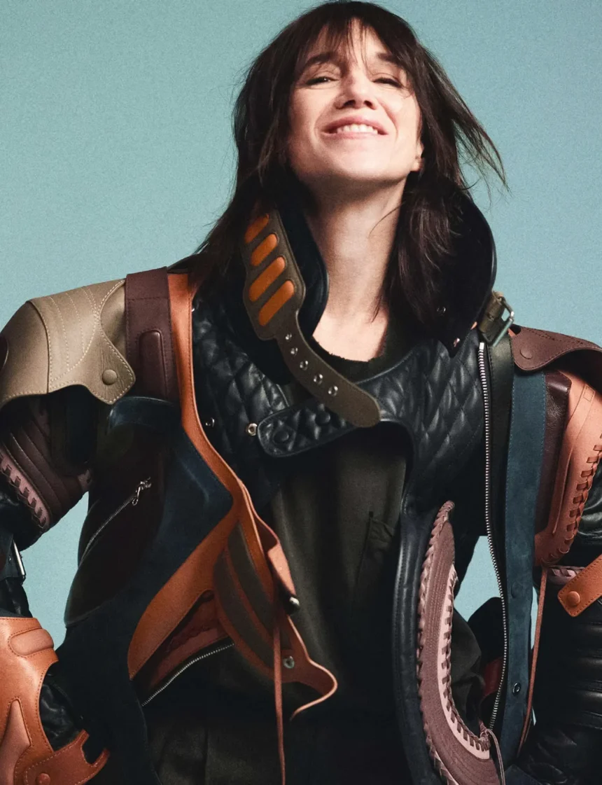 Charlotte Gainsbourg covers Harper’s Bazaar France February 2025 by Mark Kean