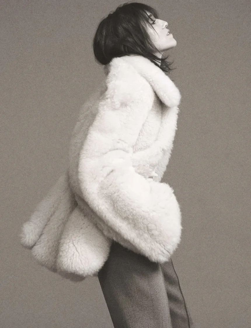 Charlotte Gainsbourg covers Harper’s Bazaar France February 2025 by Mark Kean