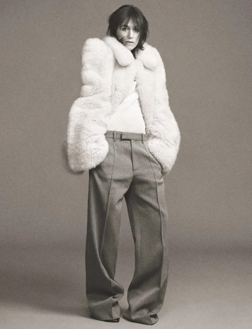 Charlotte Gainsbourg covers Harper’s Bazaar France February 2025 by Mark Kean