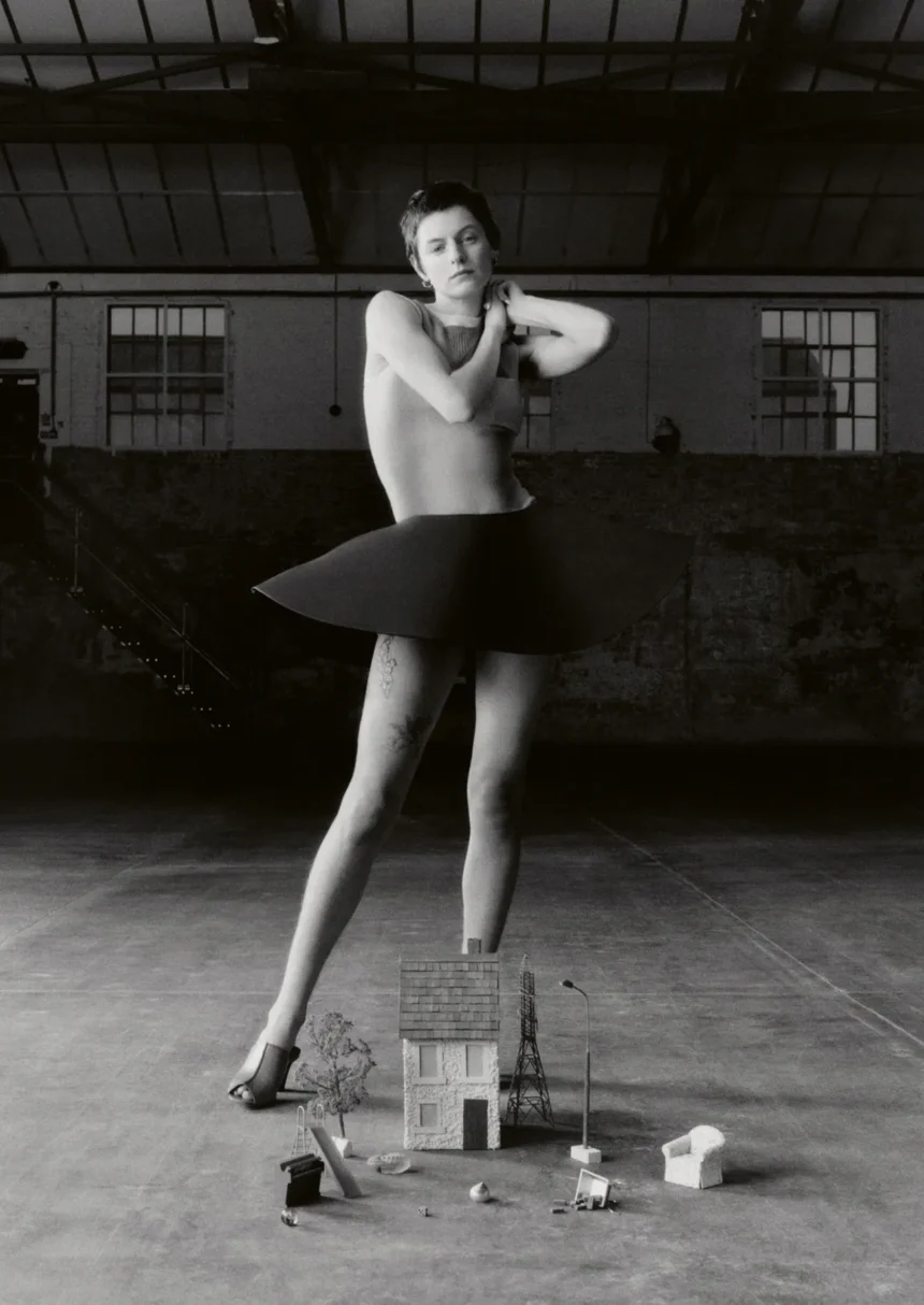 Emma Corrin covers Vogue Germany January/February 2025 by Samuel Bradley