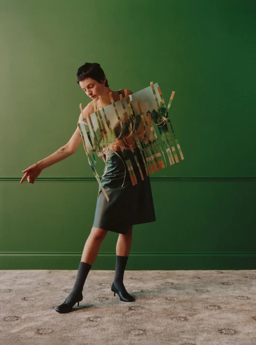 Emma Corrin covers Vogue Germany January/February 2025 by Samuel Bradley