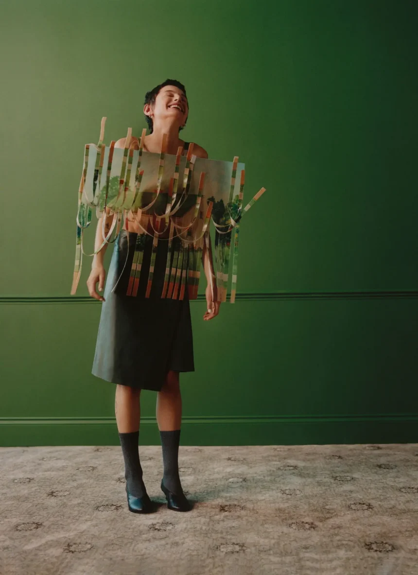 Emma Corrin covers Vogue Germany January/February 2025 by Samuel Bradley