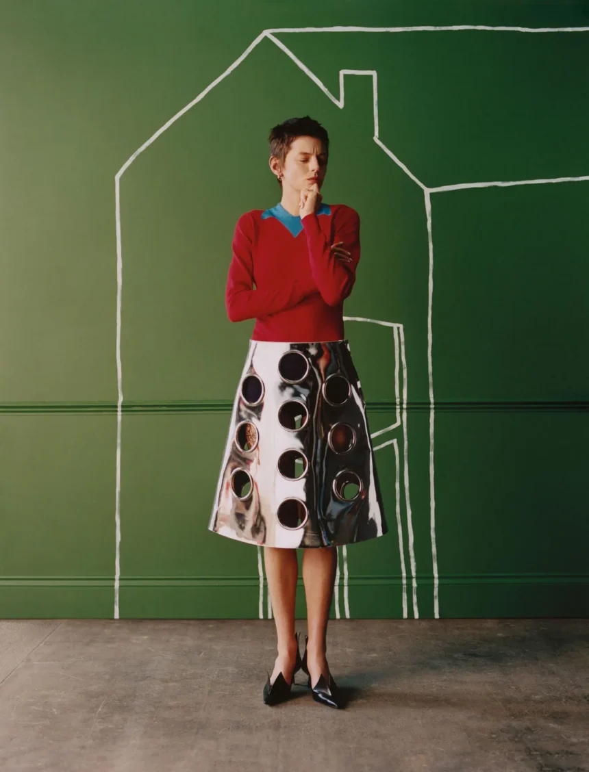 Emma Corrin covers Vogue Germany January/February 2025 by Samuel Bradley