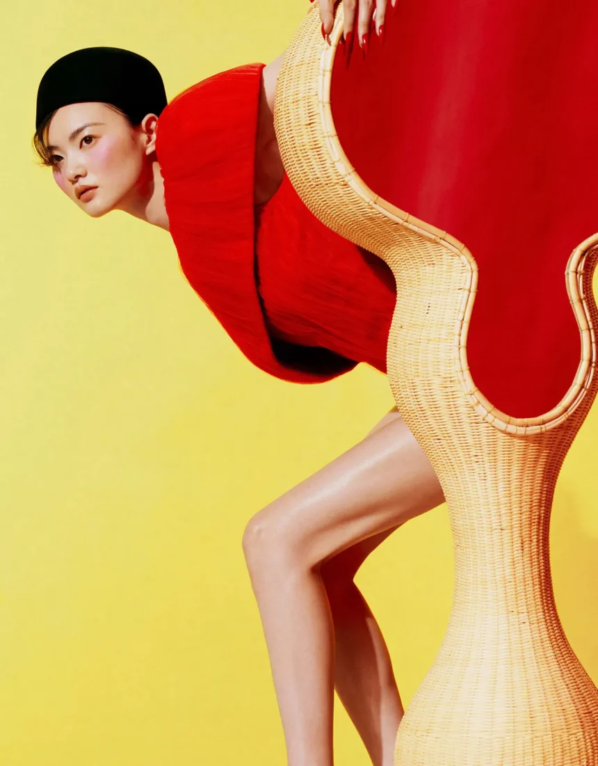 He Cong covers Vogue China February 2025 by Trunk Xu