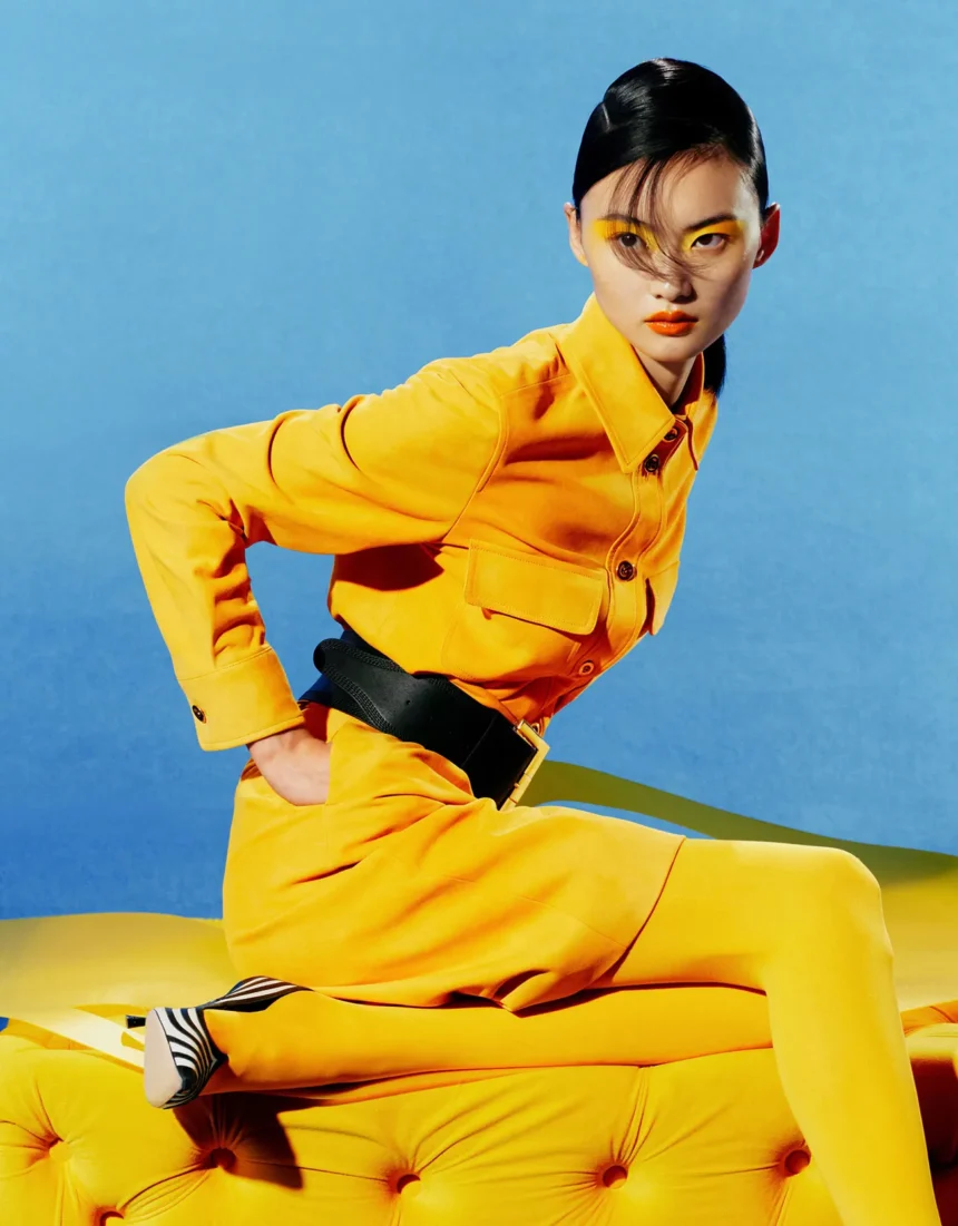 He Cong covers Vogue China February 2025 by Trunk Xu