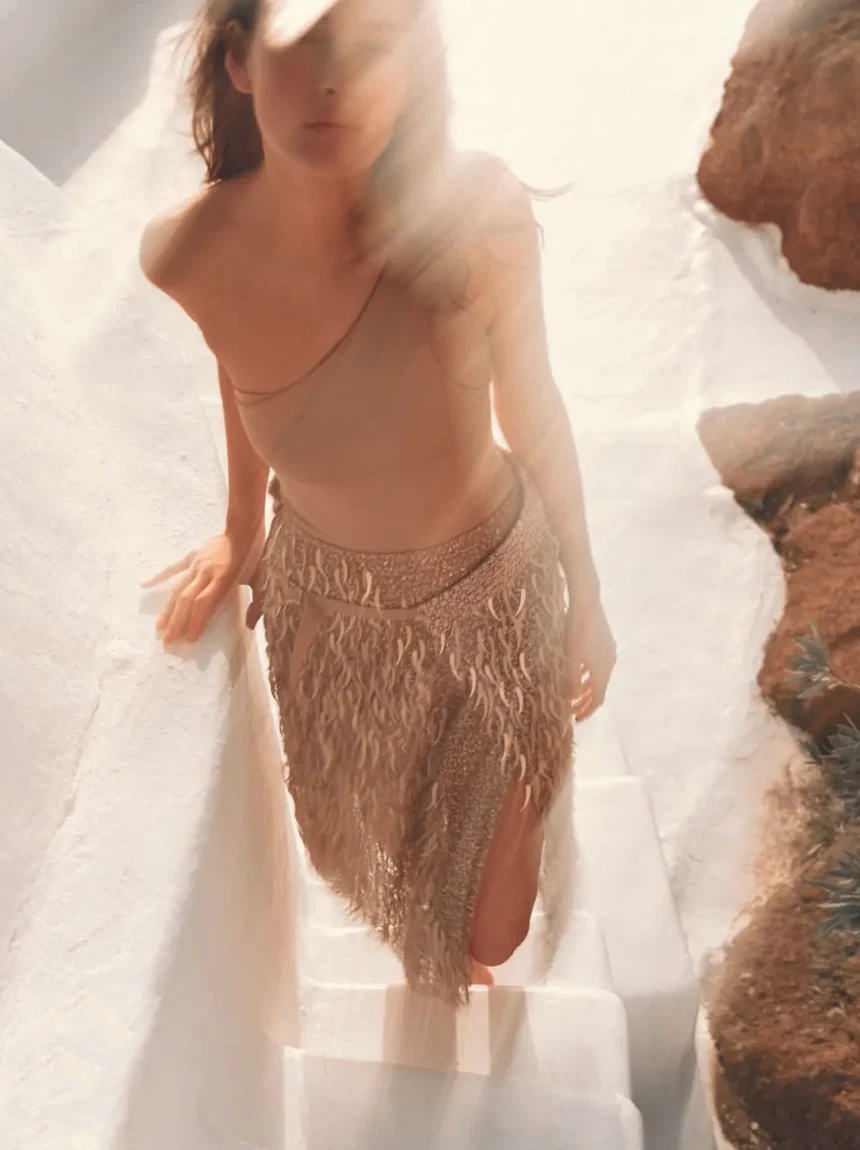 Julia Bergshoeff covers Madame Figaro February 28th, 2025 by Cedric Bihr