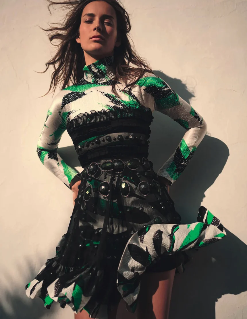 Julia Bergshoeff covers Madame Figaro February 28th, 2025 by Cedric Bihr