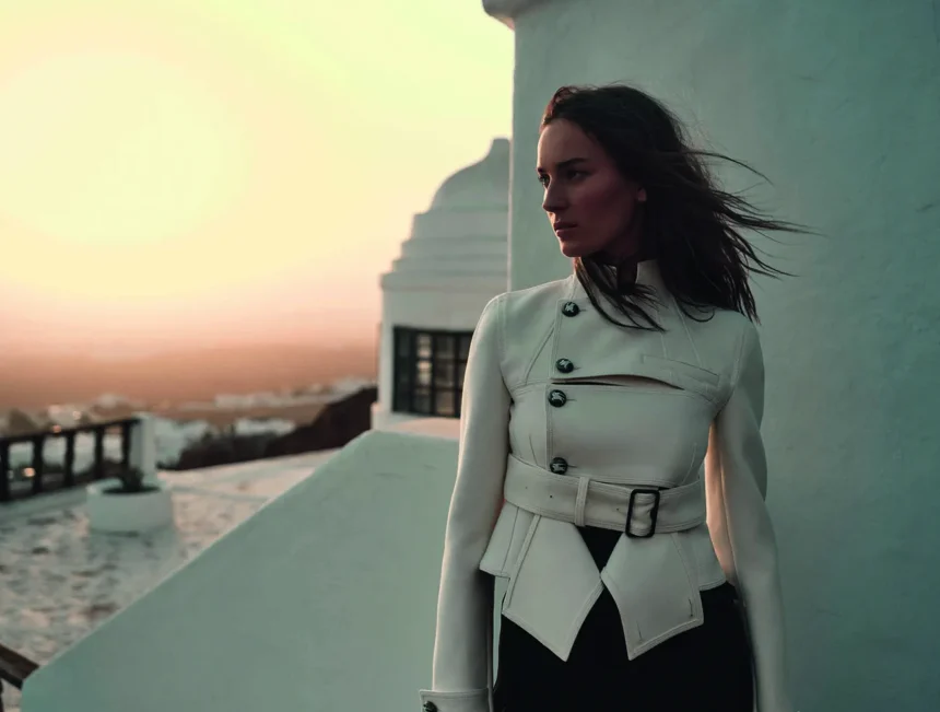 Julia Bergshoeff covers Madame Figaro February 28th, 2025 by Cedric Bihr