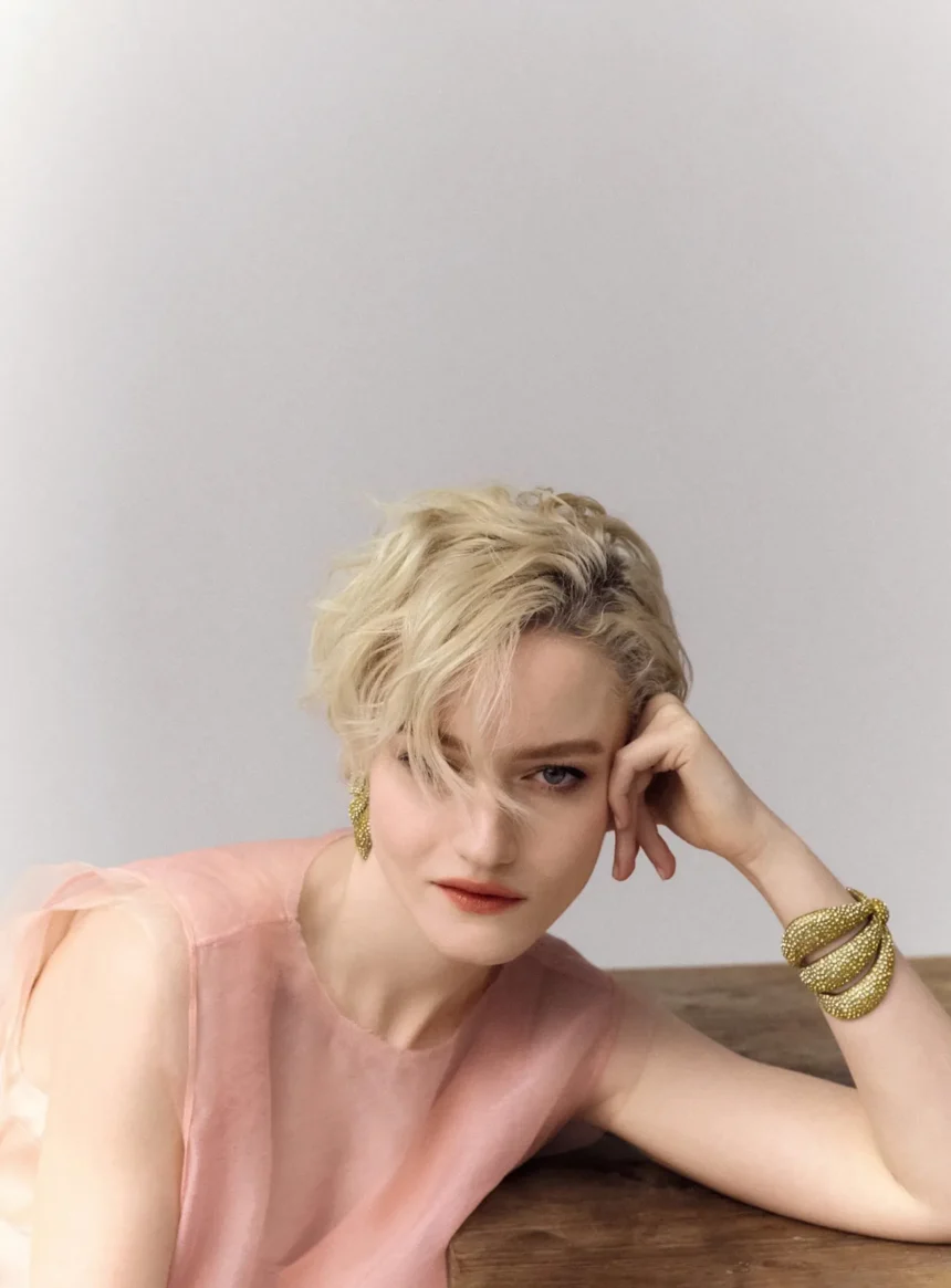 Julia Garner covers Harper’s Bazaar Germany February 2025 by Regan Cameron