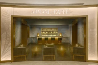 The first Armani/Caffè arrives in Beijing, China