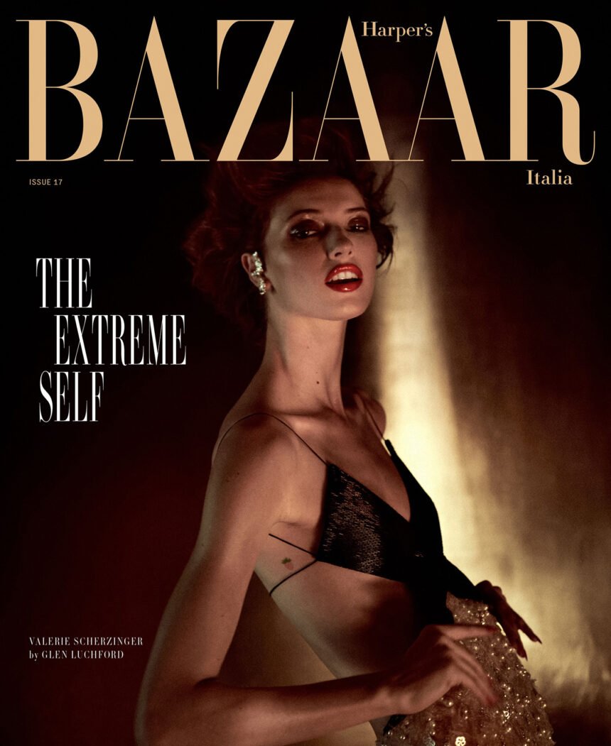 Valerie Scherzinger and Libby Bennett cover Harper’s Bazaar Italia February 2025 by Glen Luchford