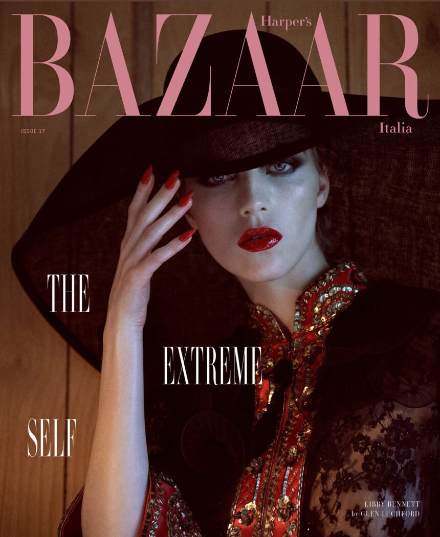 Valerie Scherzinger and Libby Bennett cover Harper’s Bazaar Italia February 2025 by Glen Luchford