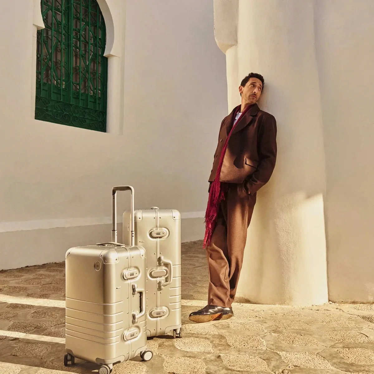 Adrien Brody leads campaign for Monos' aluminum collection Adrien Brody leads campaign for Monos' aluminum collection