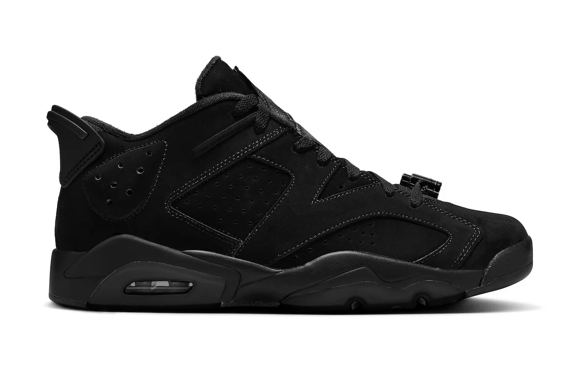 The Air Jordan 6 Low "Blackout" is the stealthy highlight of Jordan Brand's 35th anniversary The Air Jordan 6 Low "Blackout" is the stealthy highlight of Jordan Brand's 35th Anniversary