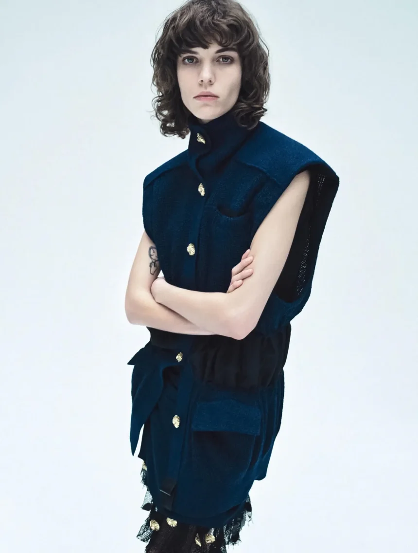 Alix Bouthors covers Numéro February 2025 by Yulia Gorbachenko