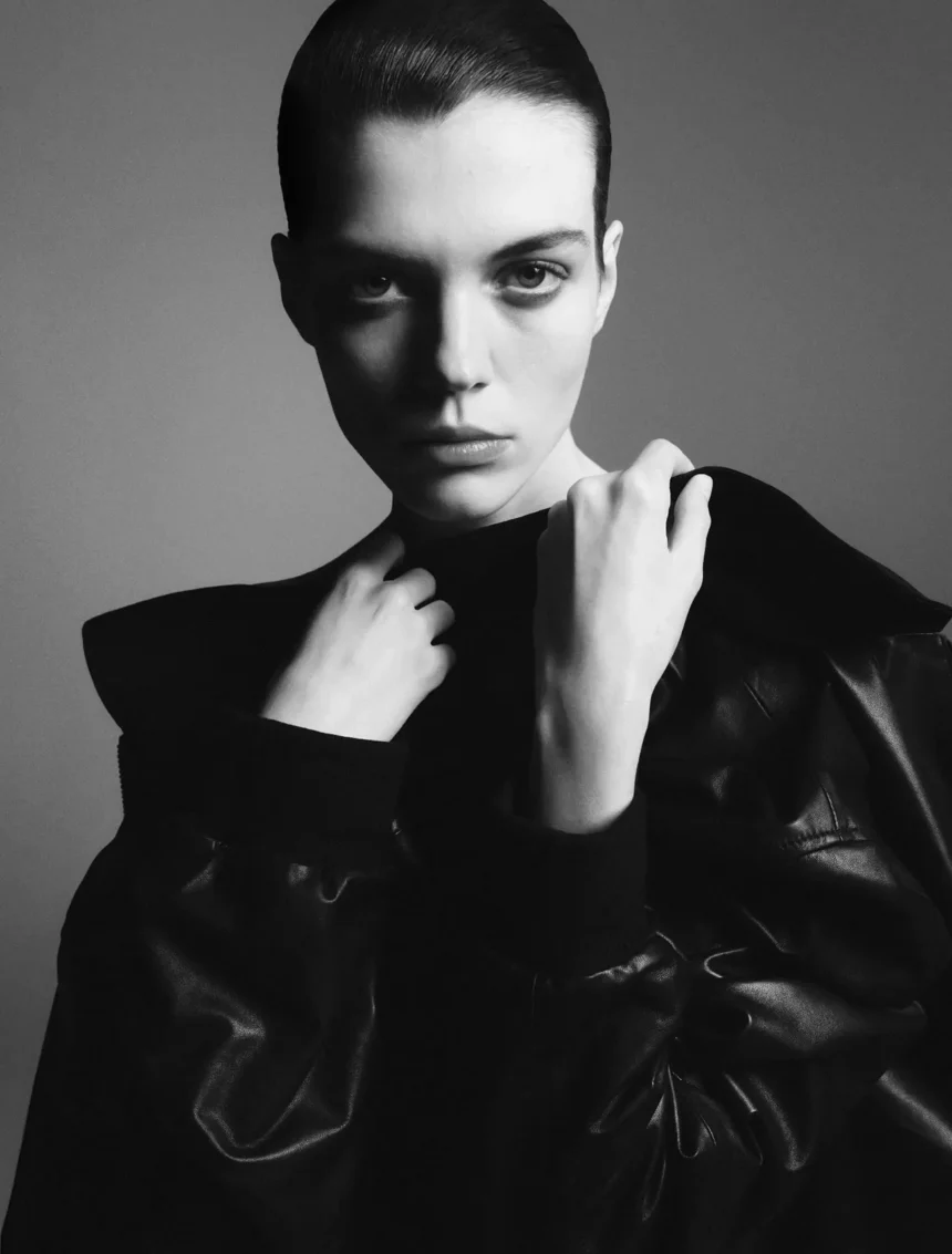 Alix Bouthors covers Numéro February 2025 by Yulia Gorbachenko