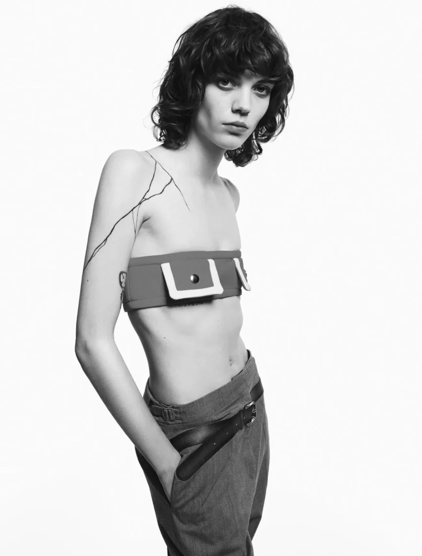 Alix Bouthors covers Numéro February 2025 by Yulia Gorbachenko