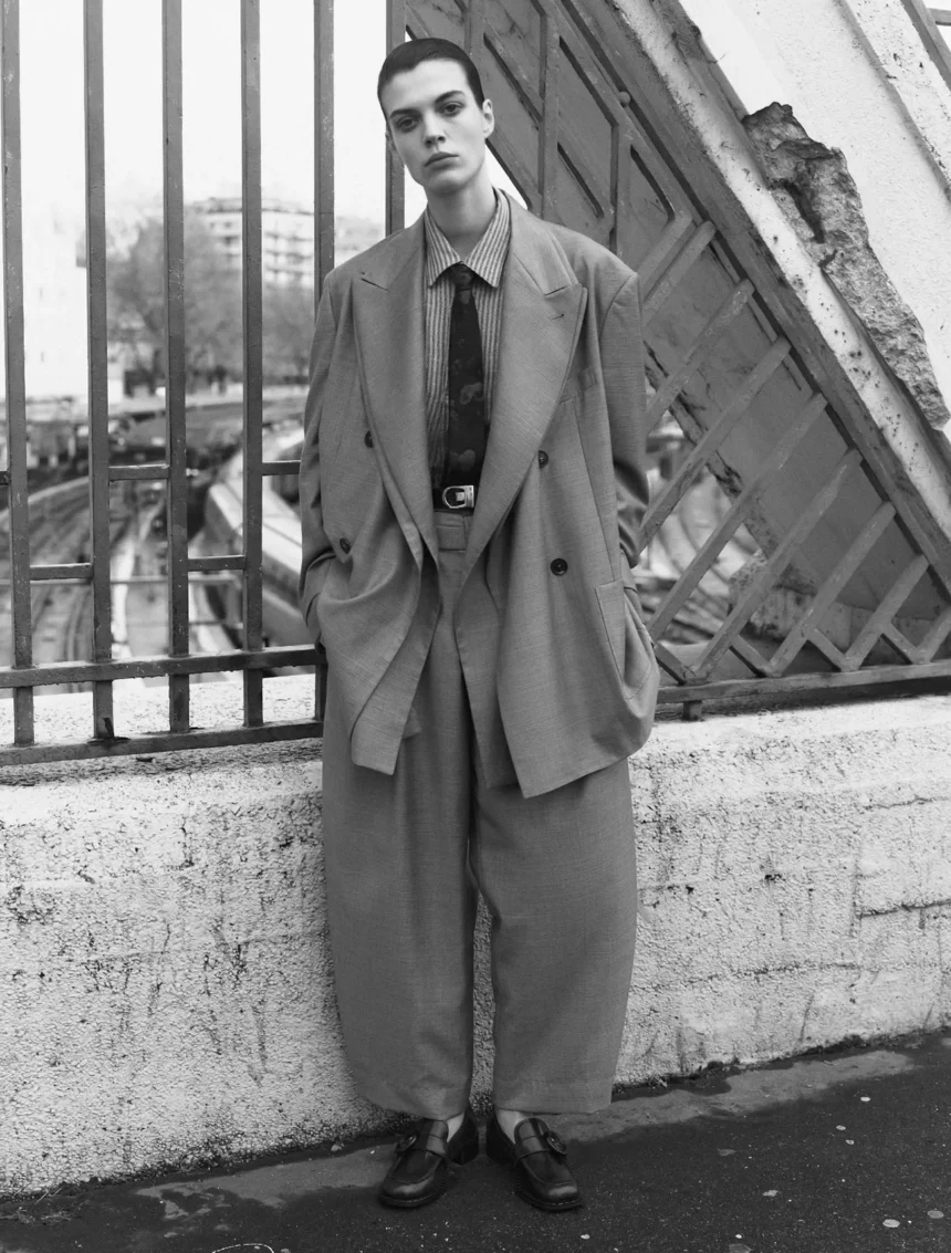 Alix Bouthors covers Numéro February 2025 by Yulia Gorbachenko