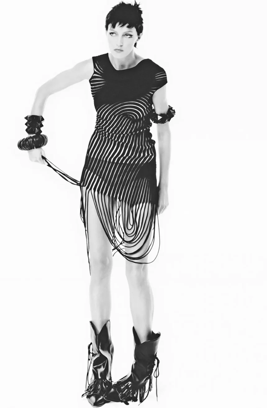 Anja Rubik covers Harper’s Bazaar France March 2025 Digital Edition by Robin Galiegue