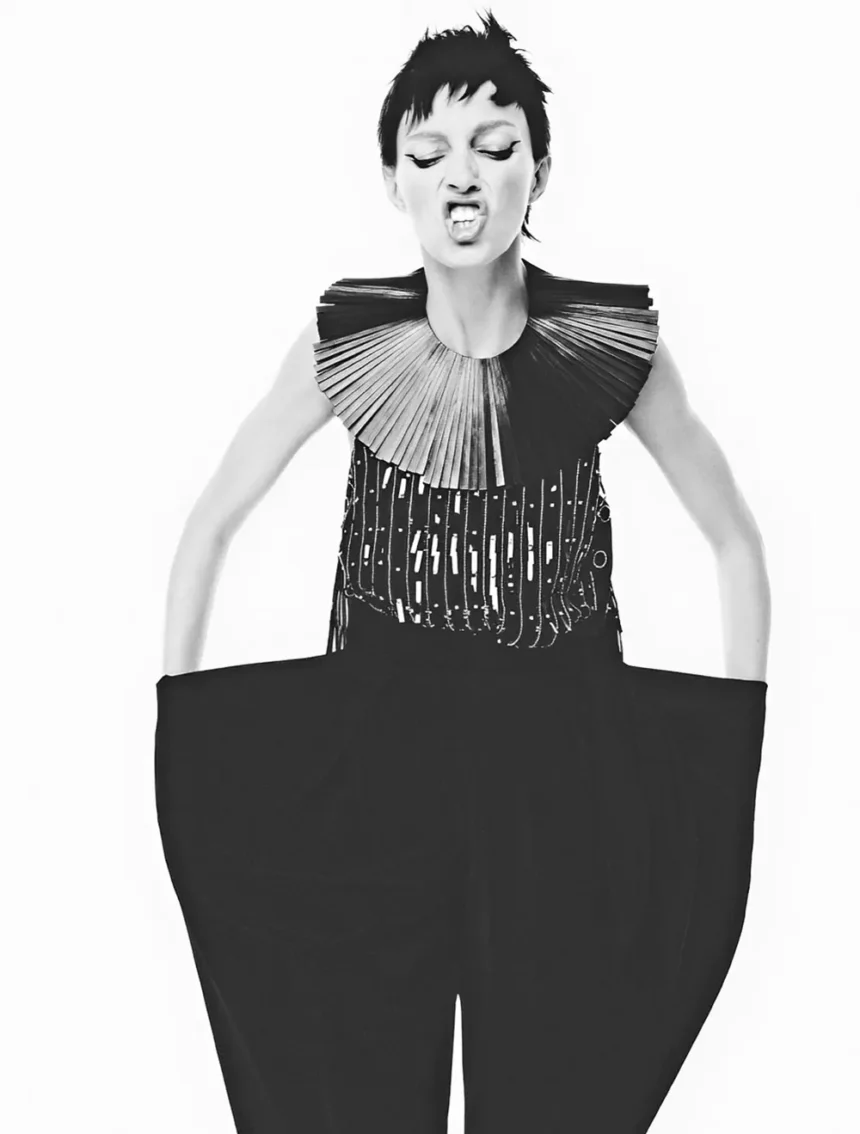 Anja Rubik covers Harper’s Bazaar France March 2025 Digital Edition by Robin Galiegue