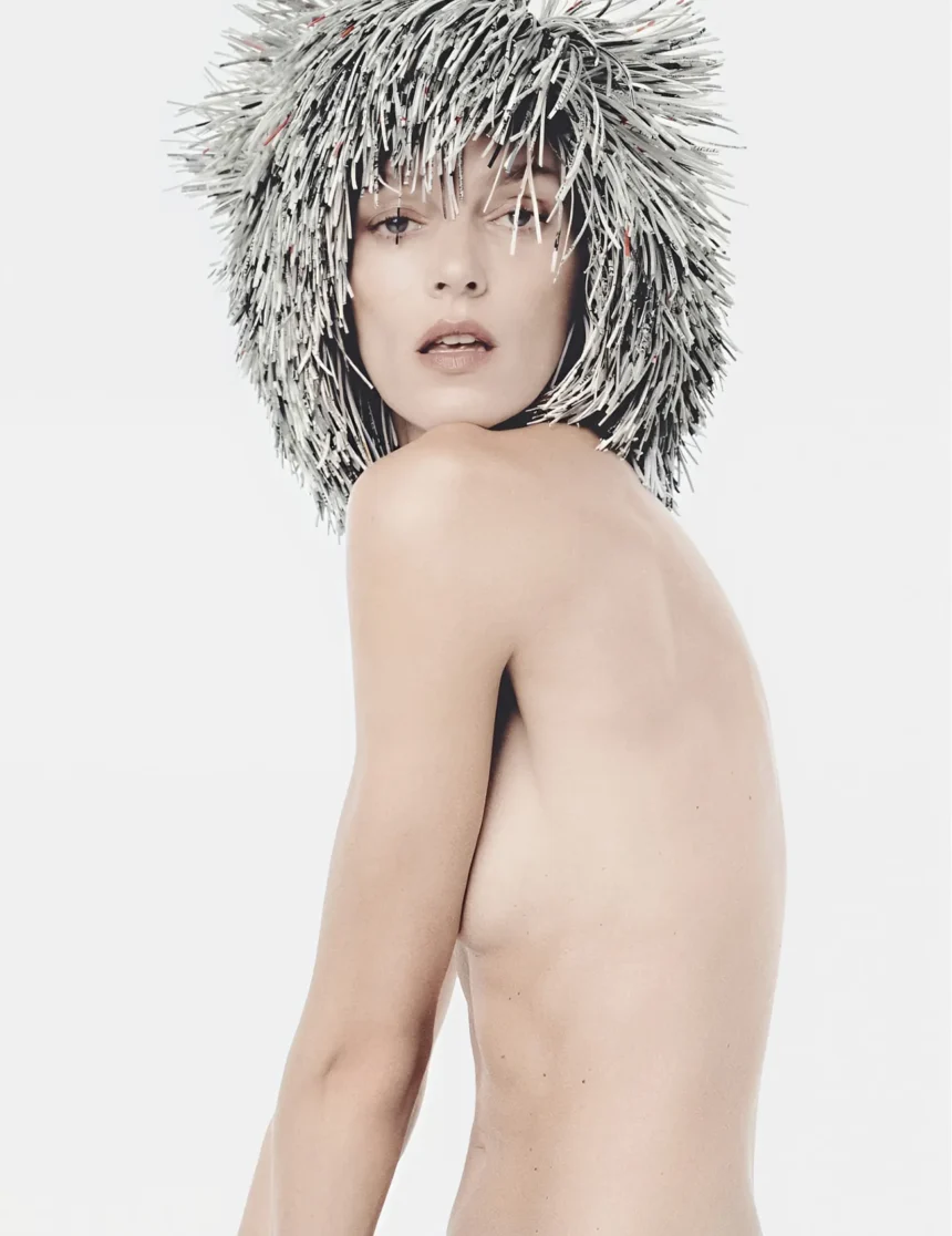 Anja Rubik covers Harper’s Bazaar France March 2025 Digital Edition by Robin Galiegue