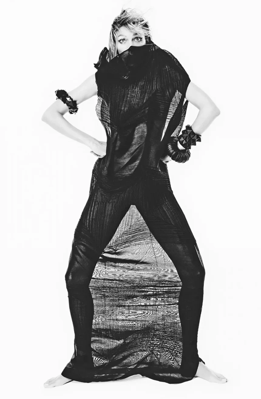 Anja Rubik covers Harper’s Bazaar France March 2025 Digital Edition by Robin Galiegue