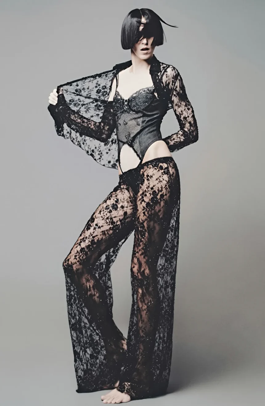 Anja Rubik covers Harper’s Bazaar France March 2025 Digital Edition by Robin Galiegue