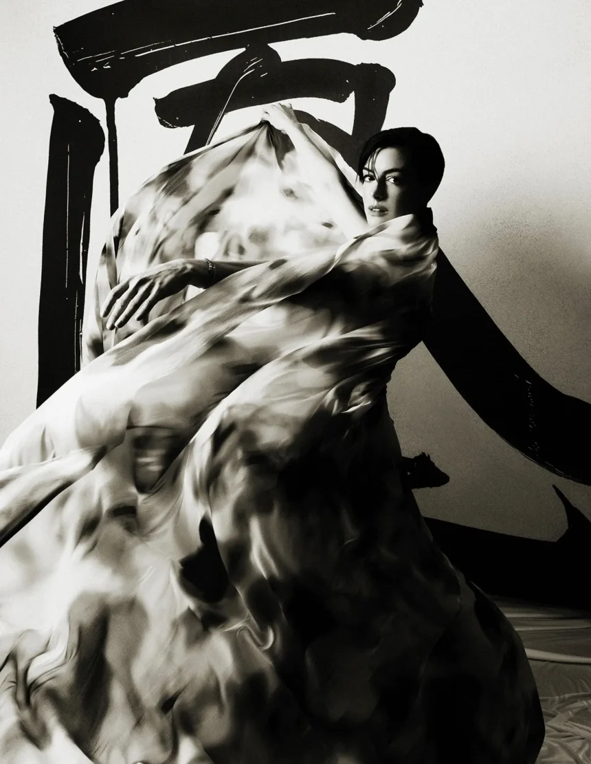 Anne Hathaway covers W Magazine China "The Art Issue" by Zhong Lin