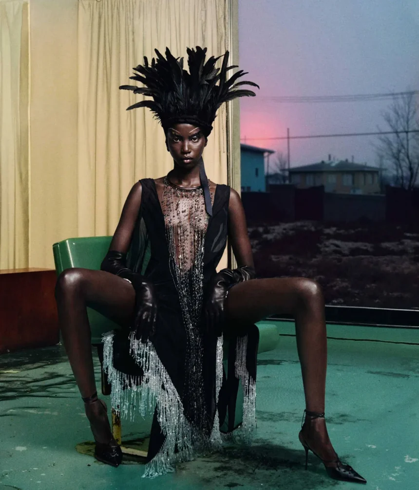 Anok Yai covers D la Repubblica March 1st, 2025 by Drew Vickers