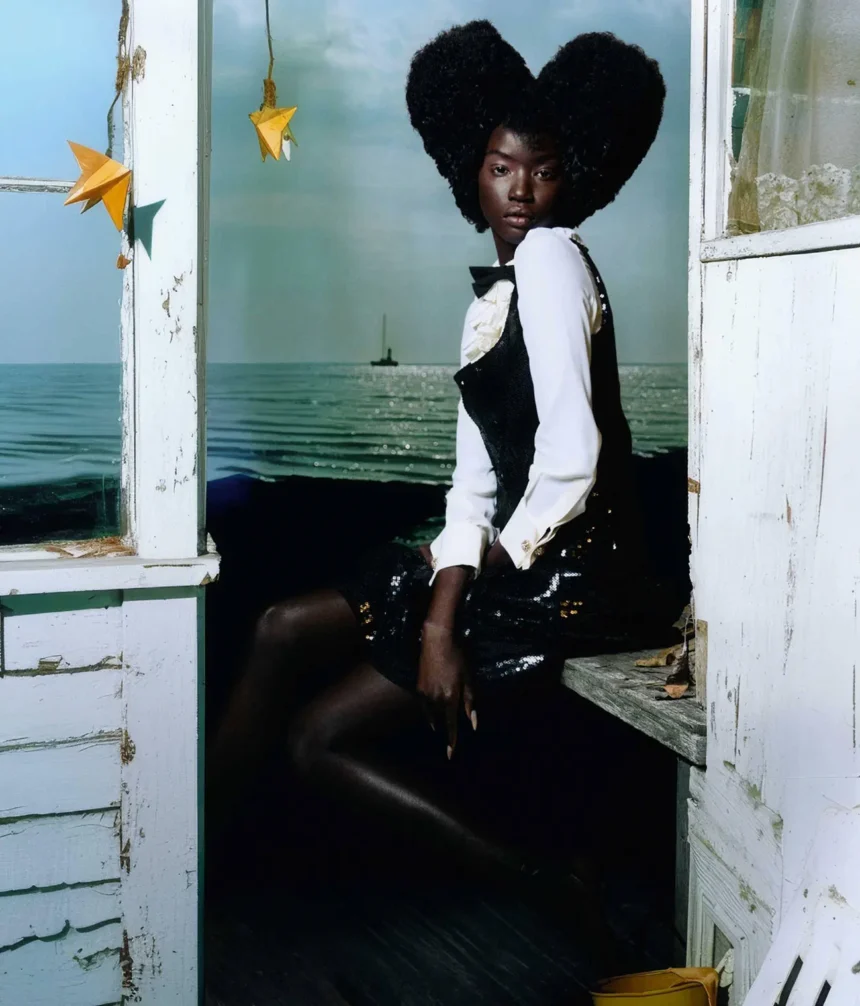 Anok Yai covers D la Repubblica March 1st, 2025 by Drew Vickers