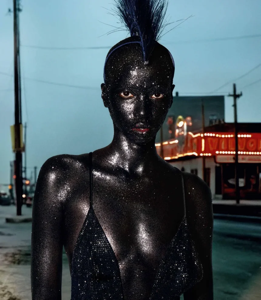 Anok Yai covers D la Repubblica March 1st, 2025 by Drew Vickers