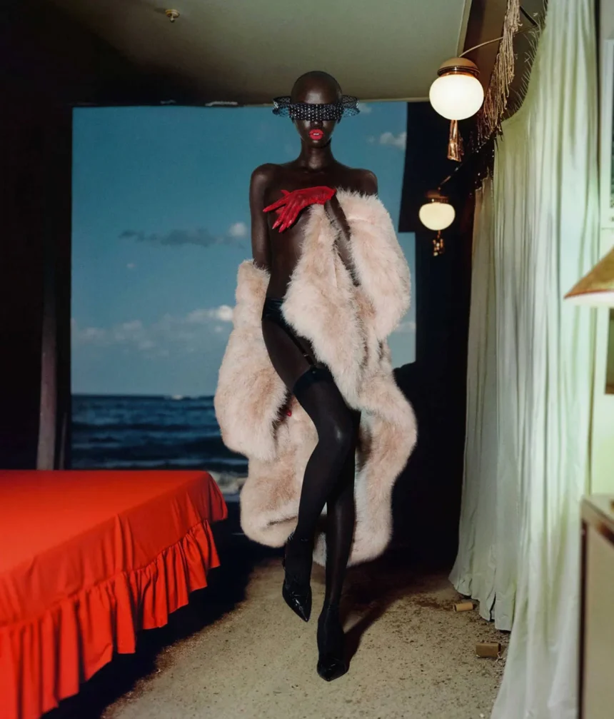 Anok Yai covers D la Repubblica March 1st, 2025 by Drew Vickers