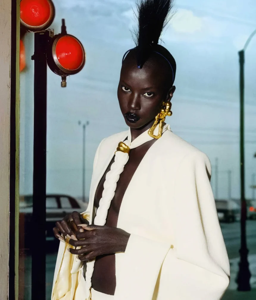 Anok Yai covers D la Repubblica March 1st, 2025 by Drew Vickers